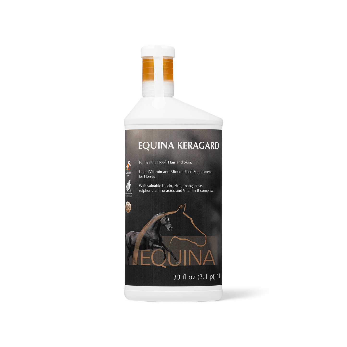 Hoof health, healthy coat and skin for horses, all natural supplement with biotin and other minerals